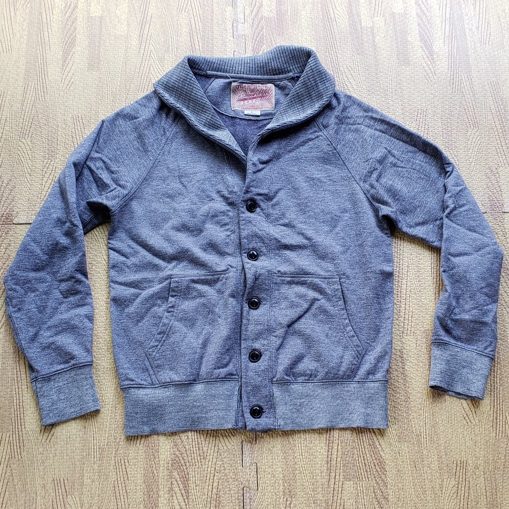 Brooklyn Cloth Gray Cardigan Sweater Men's Small S